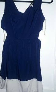 Charlotte Russe Blue & White dress